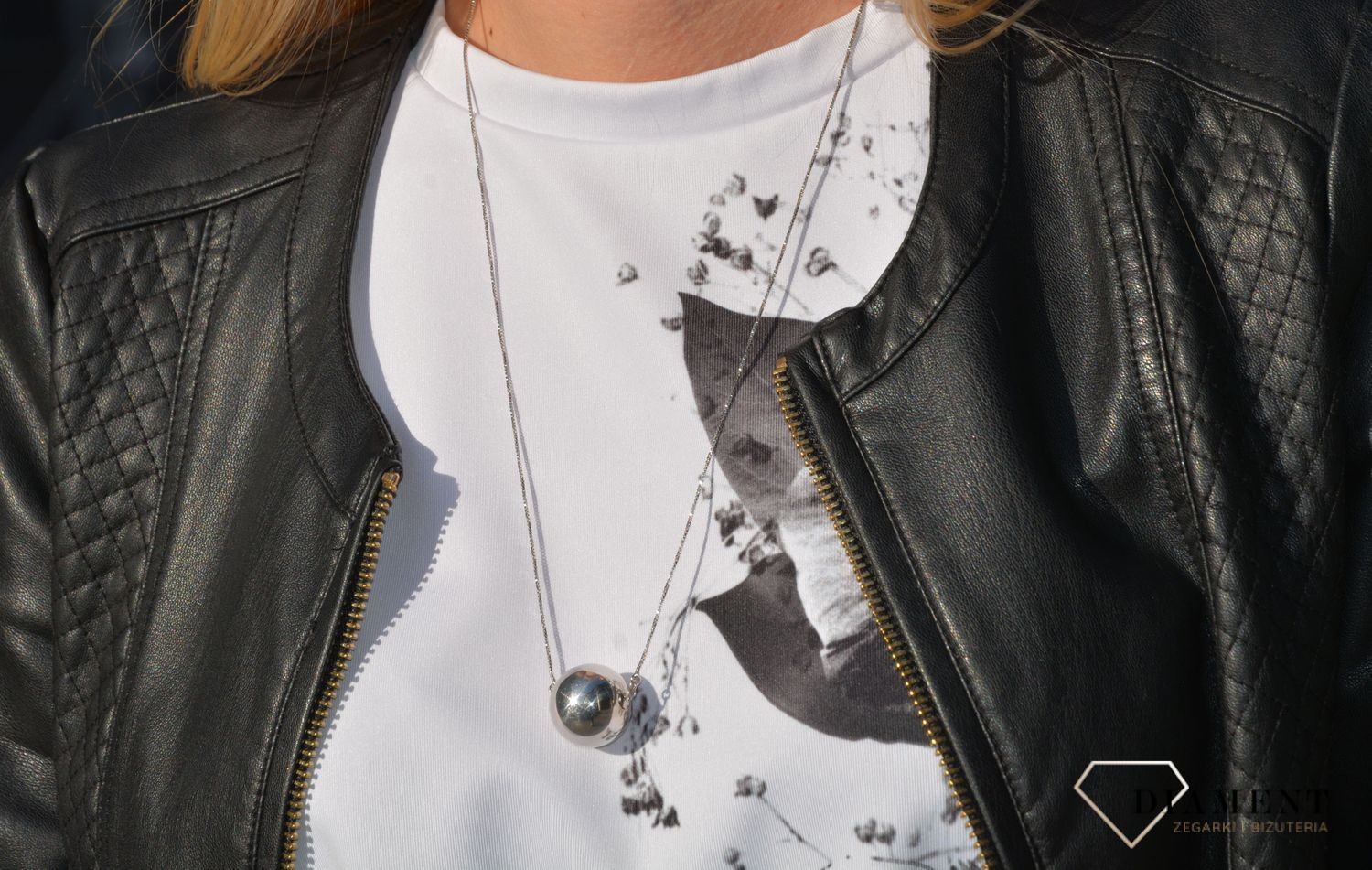 Naszyjnik srebrny kulka Dall'Acqua NSZ 000000 178 925 (2).JPG